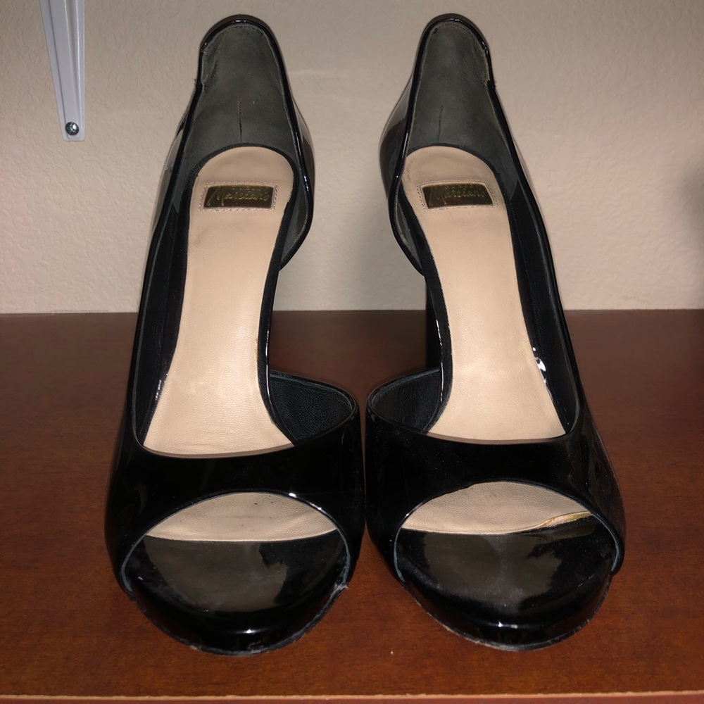 Patent leather heels !!